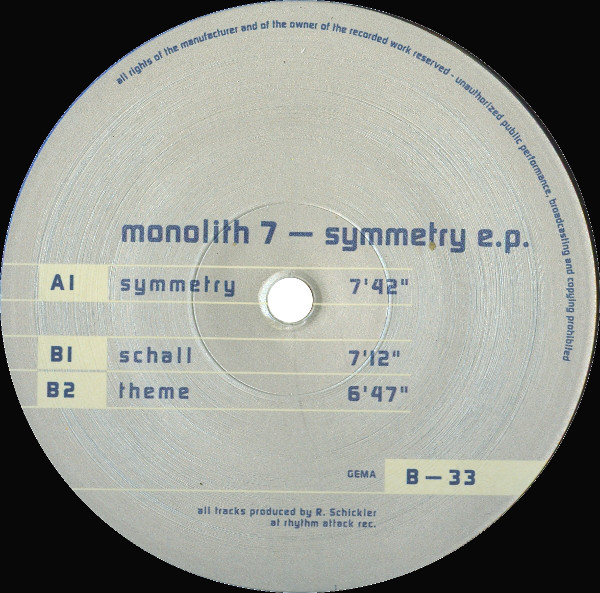 Monolith 7 - Symmetry E.P. - Imagen 2