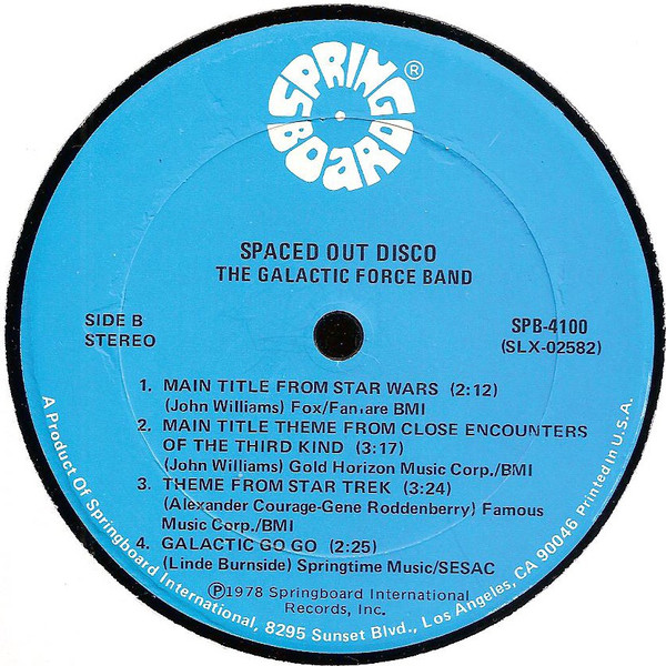 The Galactic Force Band - Spaced Out Disco - Imagen 3