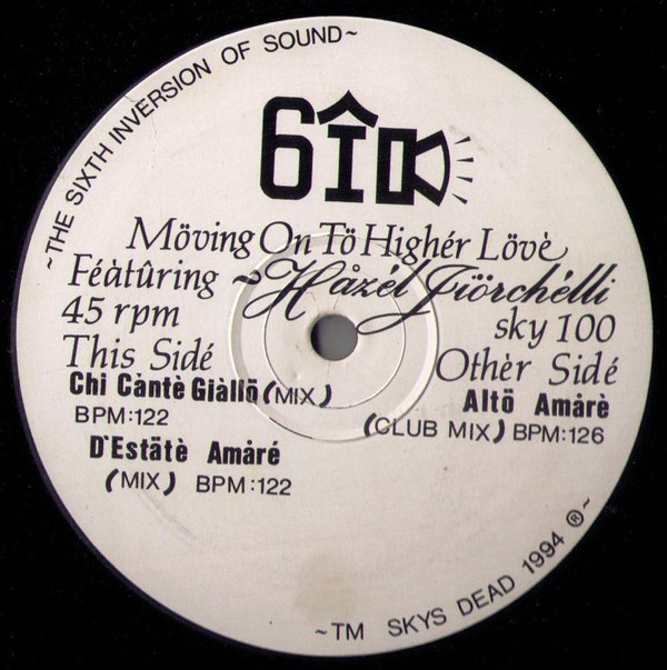 Gio ,Featuring Hazel Giorchelli - Moving On To Higher Love