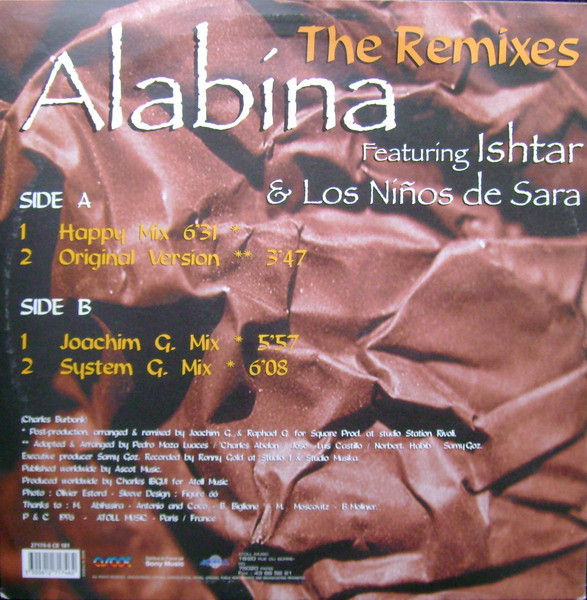 Alabina Featuring Ishtar Alabina & Los Ninos De Sara - Alabina (The Remixes) - Imagen 2