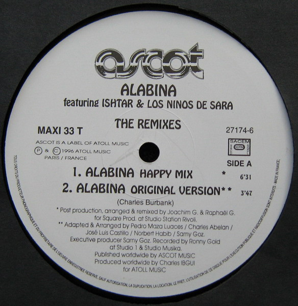 Alabina Featuring Ishtar Alabina & Los Ninos De Sara - Alabina (The Remixes) - Imagen 3