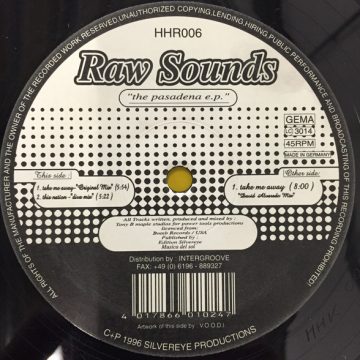 Raw Sounds - The Pasadena E.P.