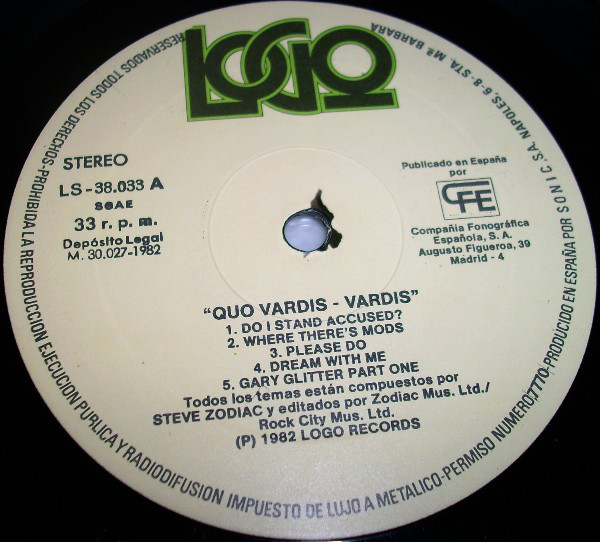 Vardis - Quo Vardis - Imagen 3
