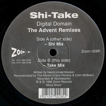 Shi-Take - Digital Domain (The Advent Remixes)