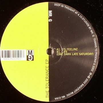 Mr. G ‎– The Tolerance EP
