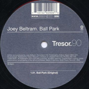 Joey Beltram ‎– Ball Park