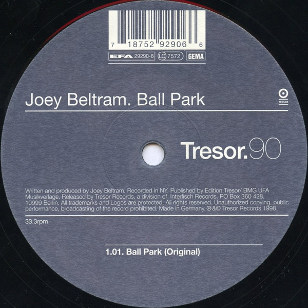 Joey Beltram – Ball Park