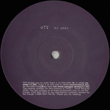 Ozy ‎– No Undo