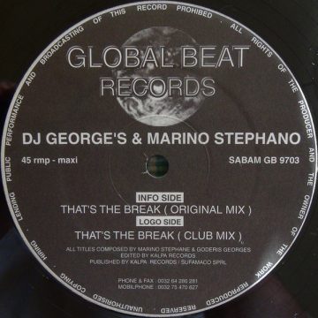 DJ George's & Marino Stephano - That's The Break